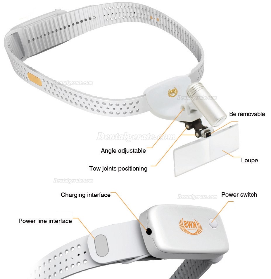 KWS CRI 3W Led Dental Kopflicht Dentalscheinwerfer medizinisch KD-202A-8